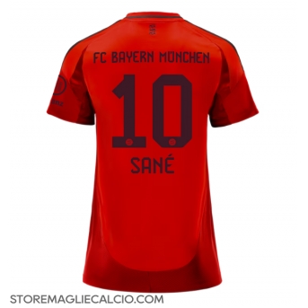 Bayern Munich Leroy Sane #10 Maglia Gara Casa Repliche 2024-25 Donna